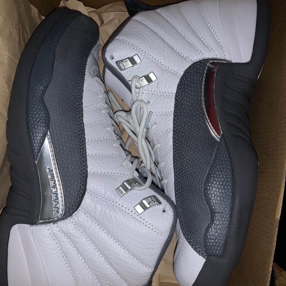 Jordan 12 Retro White Dark Grey
